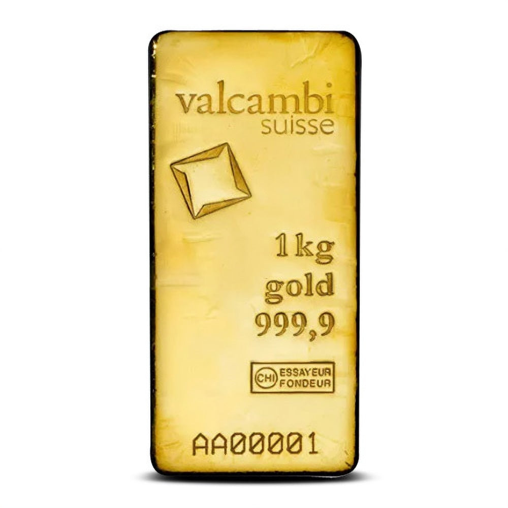 1 Kilo Valcambi Cast Gold Bar