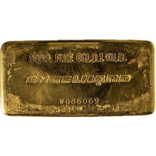 1 Kilo Engelhard Gold Bar